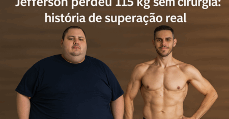 Jefferson perdeu 115 kg sem cirurgia e alcançou vida plena