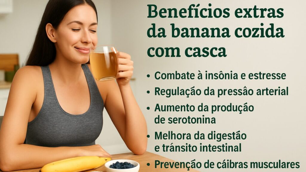 benefícios do chá de banana para emagrecer