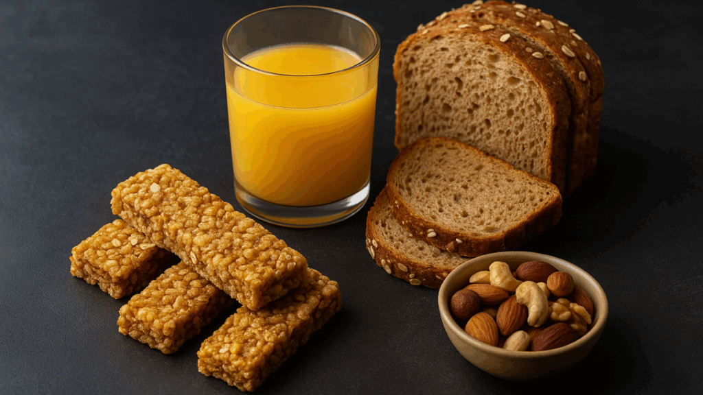 "Quer um truque rápido para aumentar suas vendas no Instagram? Use frases que despertam desejo e fazem o cliente agir. Aqui vão três que funcionam em qualquer nicho.
Primeira: 'Você não precisa esperar meses para ver resultado' – quebra a objeção do tempo.
Segunda: 'Aproveite agora antes que acabe' – cria urgência e acelera a decisão.
Terceira: 'Você merece isso' – fala direto com a emoção e aumenta o desejo.
Foto realista em estilo capa de revista mostrando barras de cereal e mix de castanhas sobre fundo elegante, representando escolhas alimentares.
