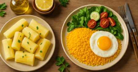 Dieta Nordestina Saudável com Macaxeira e Cuscuz