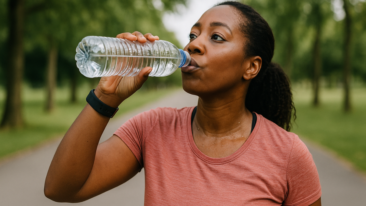 Pessoas comuns praticando hábitos saudáveis no dia a dia para emagrecer sem academia.
