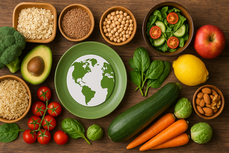 Mulher comendo devagar em ambiente natural e calmo, representando o conceito de comer com atenção plena dentro do emagrecimento ecológico.