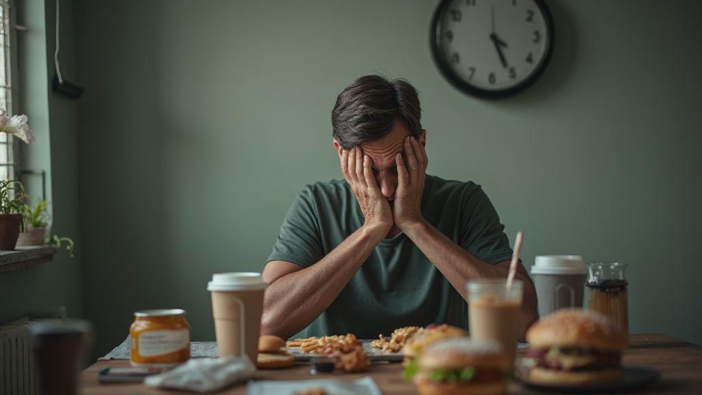 Dieta irregular e sinais de metabolismo lento por dieta inadequada