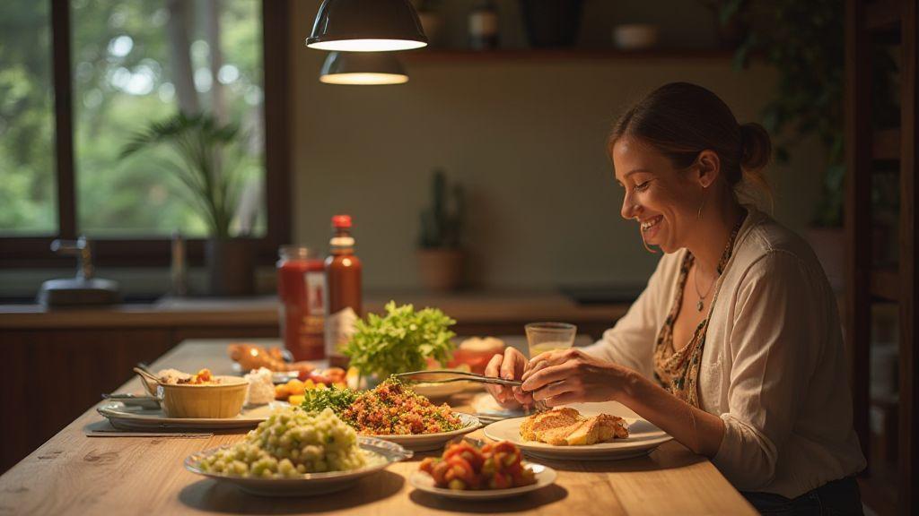 Controle de porções sem restrição Controle de porções sem restrição
