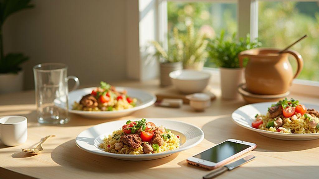 Planejamento de refeições simples e prático