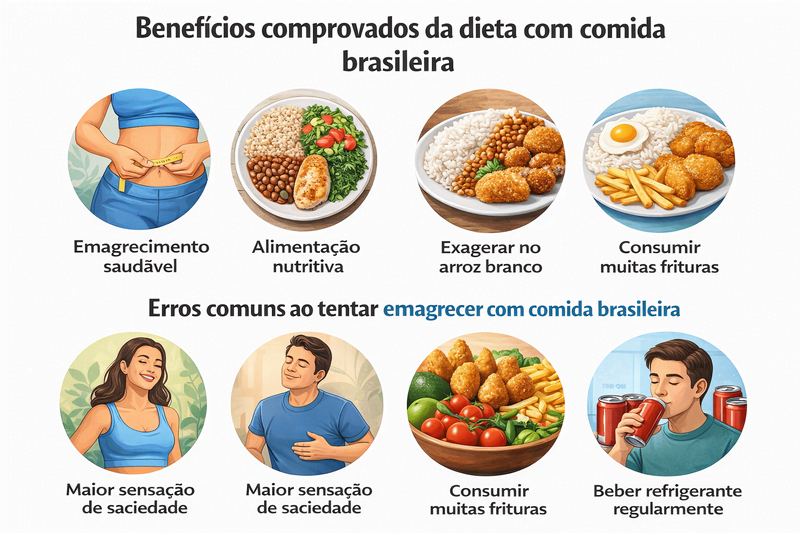 benefícios da dieta com comida brasileira para emagrecer com alimentação natural e saudável