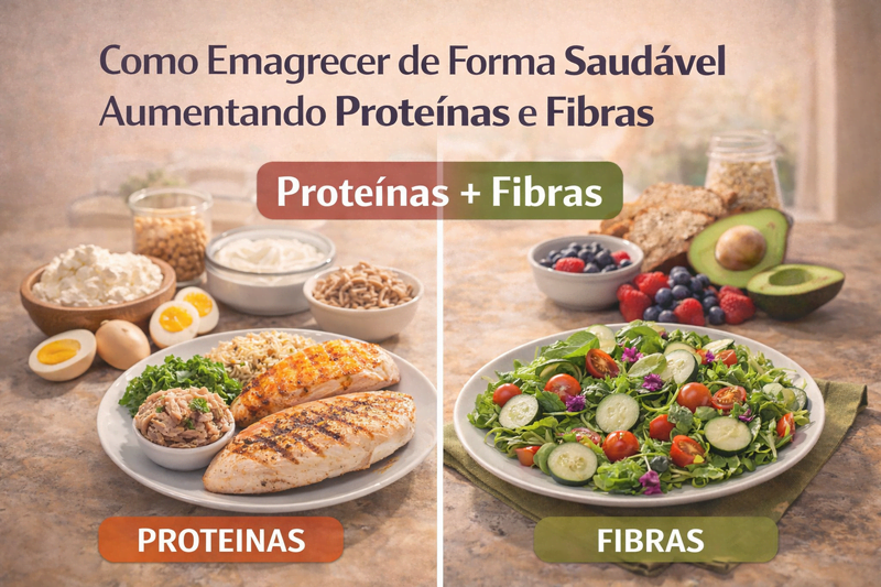 alimentos ricos em proteinas e fibras como frango salada ovos e frutas para emagrecimento saudavel