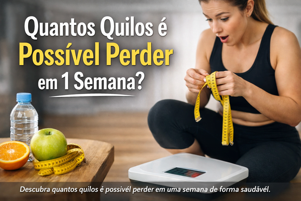 pessoa em pé na balança verificando perda de peso semanal com fita métrica