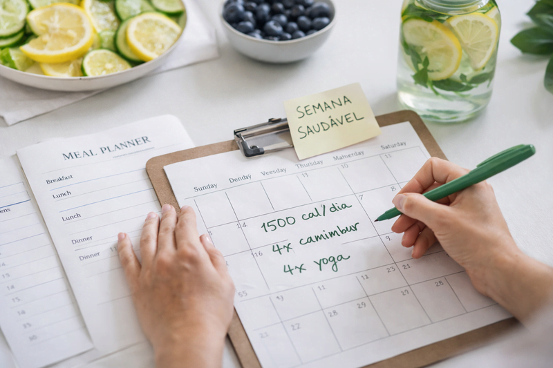 Planejamento de rotina saudável no Plano de Emagrecimento Fácil Para Quem Cansou de Recomeçar
